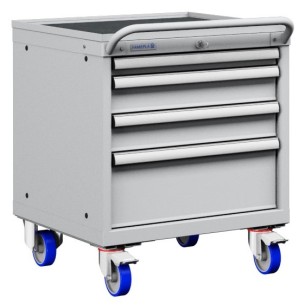 CARRELLO PORTA UTENSILI 27x27 Eh (L 564 x P 572 x H 705) 4 cassetti 2