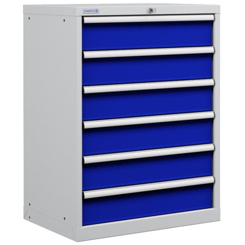 CASSETTIERA OFFICINA INDUSTRIALE PORTA UTENSILI 36 X 27 Eh (L 717 x P 572 x H 1000) 6 CASSETTI ESTRAZIONE 100%