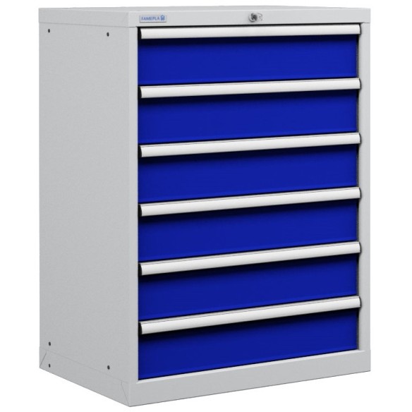 CASSETTIERA OFFICINA INDUSTRIALE PORTA UTENSILI 36 X 27 Eh (L 717 x P 572 x H 1000) 6 CASSETTI ESTRAZIONE 100%