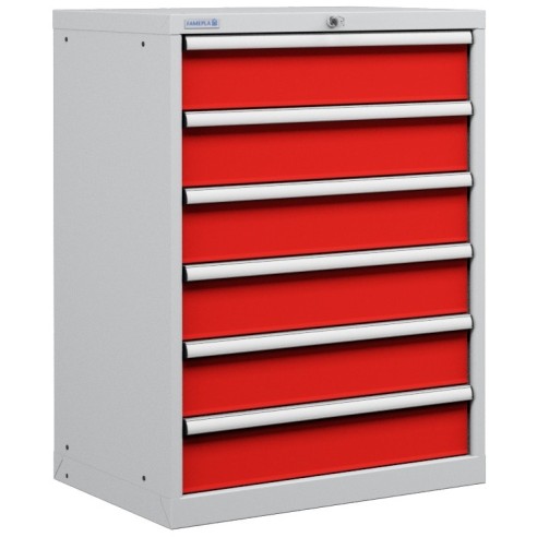 CASSETTIERA OFFICINA INDUSTRIALE PORTA UTENSILI 36 X 27 Eh (L 717 x P 572 x H 1000) 6 CASSETTI ESTRAZIONE 100%