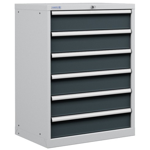 CASSETTIERA OFFICINA INDUSTRIALE PORTA UTENSILI 36 X 27 Eh (L 717 x P 572 x H 1000) 6 CASSETTI ESTRAZIONE 100%