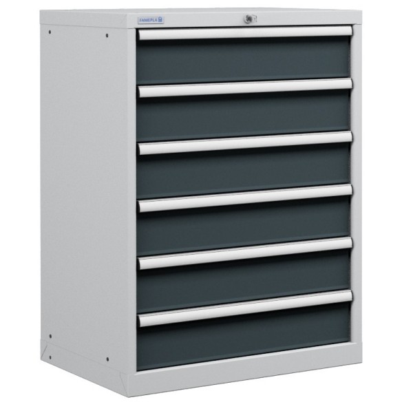 CASSETTIERA OFFICINA INDUSTRIALE PORTA UTENSILI 36 X 27 Eh (L 717 x P 572 x H 1000) 6 CASSETTI ESTRAZIONE 100%