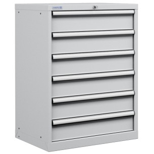CASSETTIERA OFFICINA INDUSTRIALE PORTA UTENSILI 36 X 27 Eh (L 717 x P 572 x H 1000) 6 CASSETTI ESTRAZIONE 100% 2