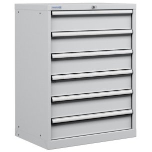 CASSETTIERA OFFICINA INDUSTRIALE PORTA UTENSILI 36 X 27 Eh (L 717 x P 572 x H 1000) 6 CASSETTI ESTRAZIONE 100% 2