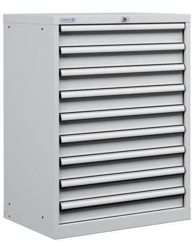 CASSETTIERA PORTA UTENSILI OFFICINA INDUSTRIALE 36 X 27 Eh (L 717 x P 572 x H 1000) 9 CASSETTI ESTRAZIONE 100%