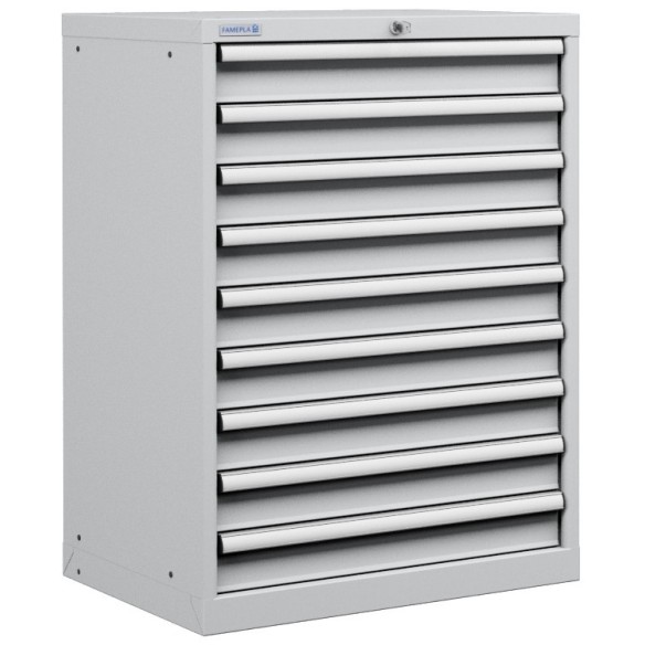 CASSETTIERA PORTA UTENSILI OFFICINA INDUSTRIALE 36 X 27 Eh (L 717 x P 572 x H 1000) 9 CASSETTI ESTRAZIONE 100%