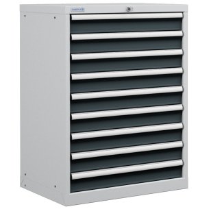 CASSETTIERA PORTA UTENSILI OFFICINA INDUSTRIALE 36 X 27 Eh (L 717 x P 572 x H 1000) 9 CASSETTI ESTRAZIONE 100%