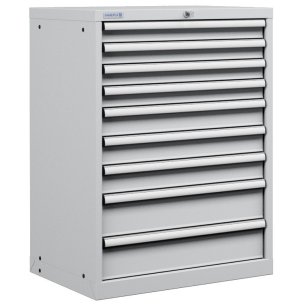 CASSETTIERA METALLO INDUSTRIALE OFFICINA 36 X 27 Eh (L 717 x P 572 x H 1000) 9 CASSETTI ESTRAZIONE 100%