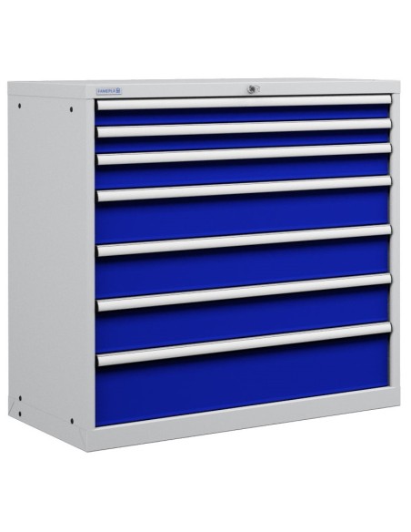 CASSETTIERA PORTA UTENSILI OFFICINA INDUSTRIALE 54 X 27 Eh (L 1023 x P 572 x H 1000) 7 CASSETTI ESTRAZIONE 100%