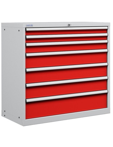 CASSETTIERA PORTA UTENSILI OFFICINA INDUSTRIALE 54 X 27 Eh (L 1023 x P 572 x H 1000) 7 CASSETTI ESTRAZIONE 100%