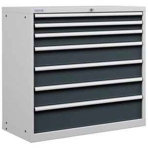 CASSETTIERA PORTA UTENSILI OFFICINA INDUSTRIALE 54 X 27 Eh (L 1023 x P 572 x H 1000) 7 CASSETTI ESTRAZIONE 100%