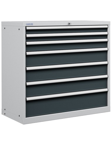 CASSETTIERA PORTA UTENSILI OFFICINA INDUSTRIALE 54 X 27 Eh (L 1023 x P 572 x H 1000) 7 CASSETTI ESTRAZIONE 100%