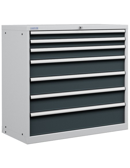 CASSETTIERA PORTA UTENSILI OFFICINA INDUSTRIALE 54 X 27 Eh (L 1023 x P 572 x H 1000) 7 CASSETTI ESTRAZIONE 100%