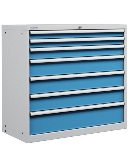 CASSETTIERA PORTA UTENSILI OFFICINA INDUSTRIALE 54 X 27 Eh (L 1023 x P 572 x H 1000) 7 CASSETTI ESTRAZIONE 100%