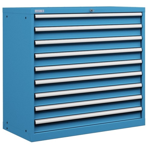 CASSETTIERA OFFICINA INDUSTRIALE PORTA UTENSILI 54 X 27 Eh (L 1023 x P 572 x H 1000) 9 CASSETTI ESTRAZIONE 100%