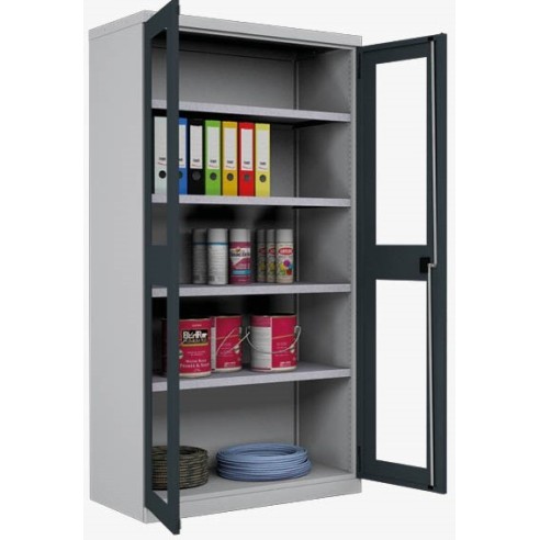 ARMADIO INDUSTRIALE OFFICINA METALLO PORTE BATTENT