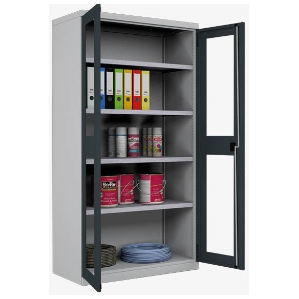 ARMADIO INDUSTRIALE OFFICINA METALLO PORTE BATTENT