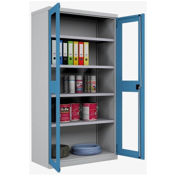 ARMADIO INDUSTRIALE OFFICINA METALLO PORTE BATTENT