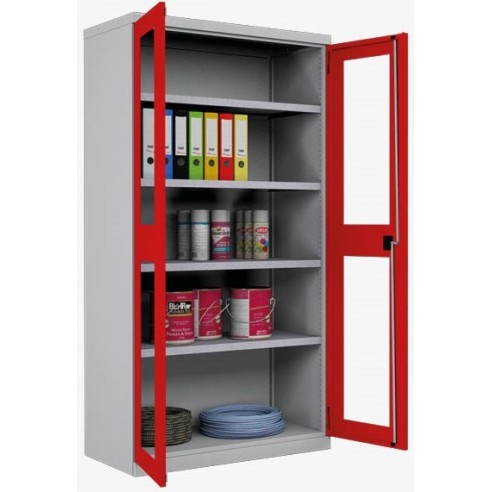 ARMADIO INDUSTRIALE OFFICINA METALLO PORTE BATTENT