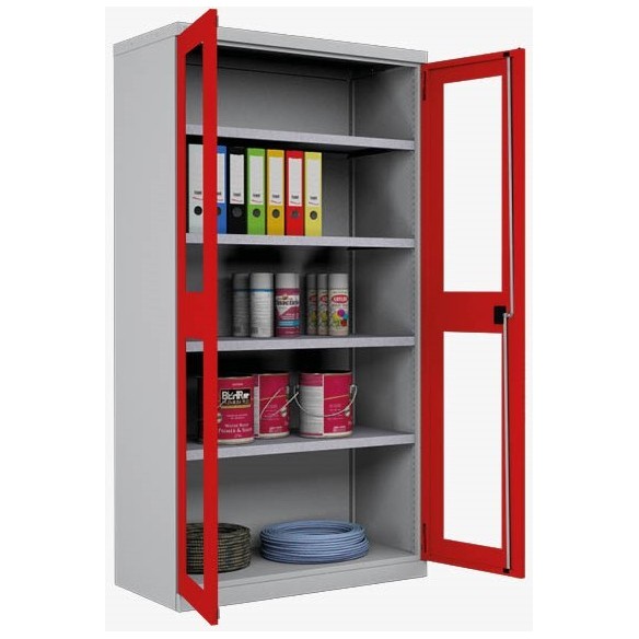 ARMADIO INDUSTRIALE OFFICINA METALLO PORTE BATTENT