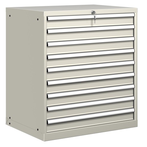 CASSETTIERA METALLO INDUSTRIALE OFFICINA 45 X 36 Eh (L 870 x P 725 x H 1000) 9 CASSETTI 90%