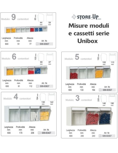 CREA IL TUO SCAFFALE UNIBOX - Configuratore