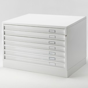 Cassettiera ECO A1 7 Cassetti Portadisegni Bianco 