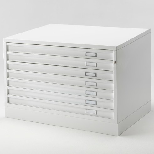 Cassettiera PRO A1 7 Cassetti Portadisegni Bianco CAM orizzontale cm 116x75,5x69h