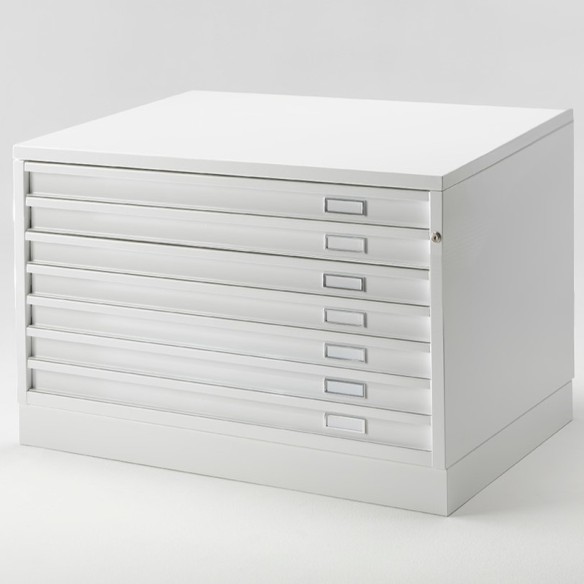 Cassettiera PRO A1 7 Cassetti Portadisegni Bianco CAM orizzontale cm 116x75,5x69h
