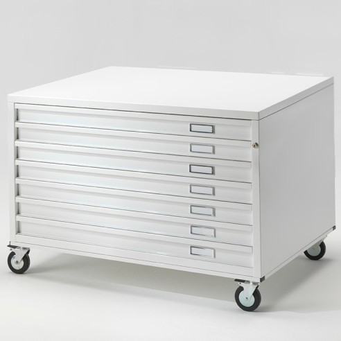 Cassettiera ECO A1 7 Cassetti con RUOTE Portadiseg