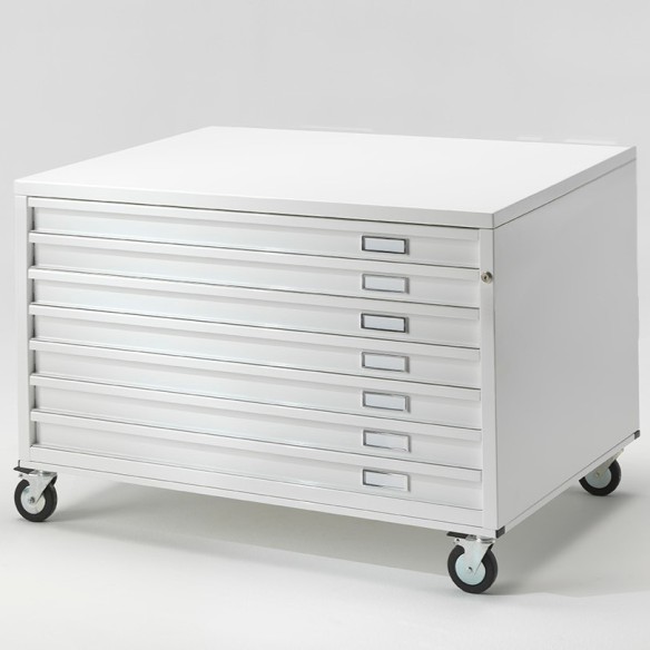 Cassettiera ECO A1 7 Cassetti con RUOTE Portadiseg