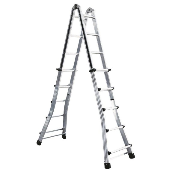 Scala Telescopica con Accessorio per Dislivelli Zoppa