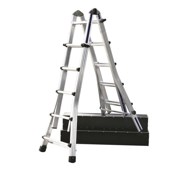 Scala Telescopica con Accessorio per Dislivelli Zoppa