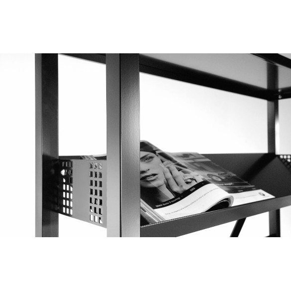 Libreria in Metallo Arredo Professionale Altezza 220cm Larghezza 100cm con 5 ripiani