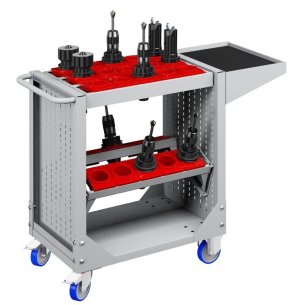 CARRELLO PORTA UTENSILI FRESE PORTACONI MANDRINI ISP SK40 SK50 HSD63