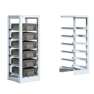 Scaffale Porta Casse Profondità 400mm 1100h mm con