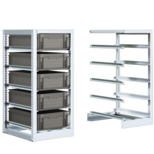 Scaffale Porta Casse Profondità 600mm 1100h mm con