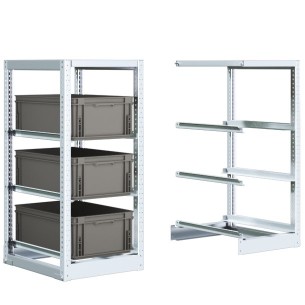 Scaffale Porta Casse Profondità 600mm 1100h mm con