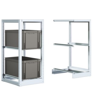 Scaffale Porta Casse Profondità 600mm 1100h mm con