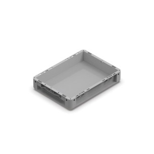 CASSETTE CONTENITORI DI PLASTICA SOVRAPPONIBILI NEXIT FONDO RINFORZATO 50kg 2