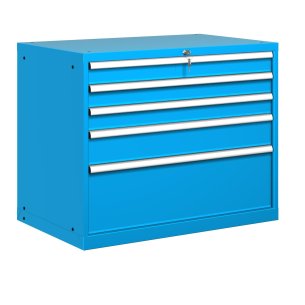CASSETTIERA METALLO INDUSTRIALE OFFICINA 54 X 36 Eh (L 1023 x P 725 x H 850) 5 CASSETTI