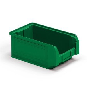 Contenitori a Bocca di Lupo Verde Sovrapponibili e Componibili Qualità Professionale