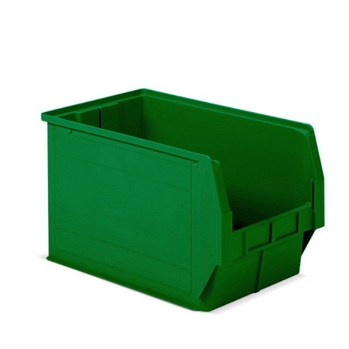 Contenitori a Bocca di Lupo Verde Sovrapponibili e Componibili Qualità Professionale Pronta Consegna