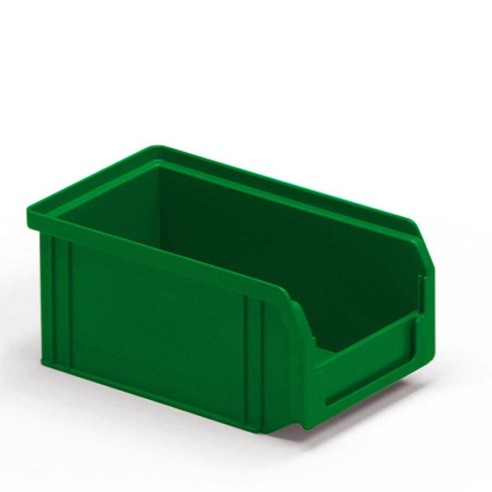 Contenitori a Bocca di Lupo Verde Sovrapponibili e Componibili Qualità Professionale Pronta Consegna