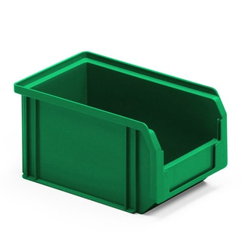 Contenitori a Bocca di Lupo Verde Sovrapponibili e Componibili Qualità Professionale Pronta Consegna