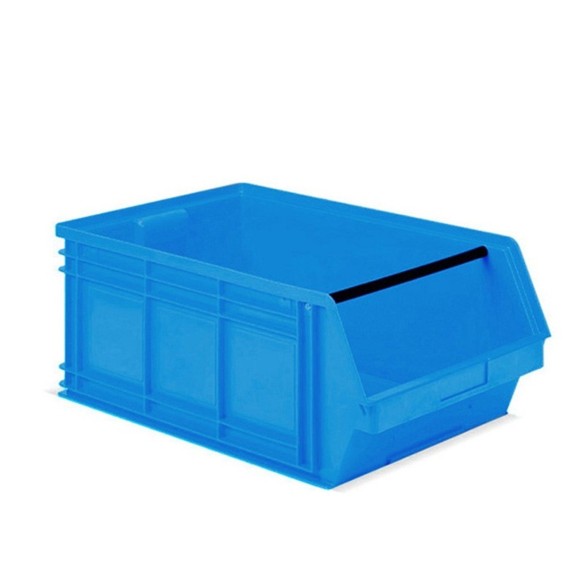 Contenitori a Bocca di Lupo Blu Sovrapponibili e Componibili Qualità Professionale Pronta Consegna
