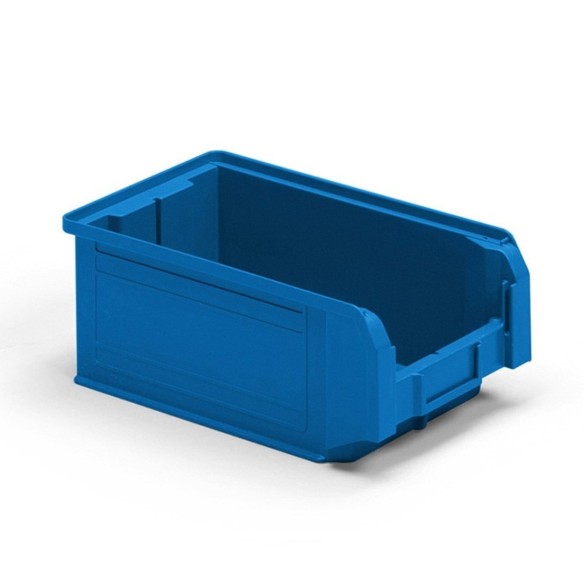 Contenitori a Bocca di Lupo Blu Sovrapponibili e Componibili Qualità Professionale Pronta Consegna