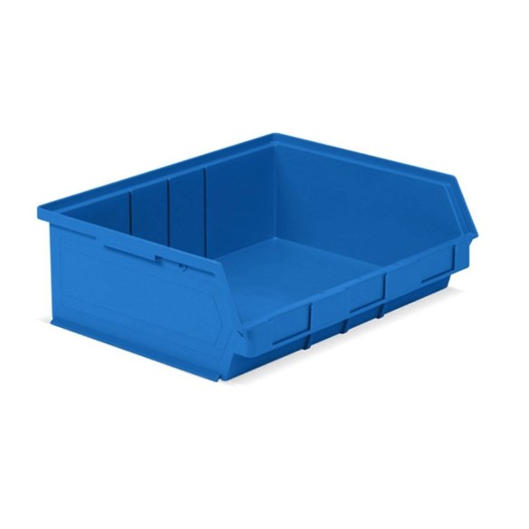 Contenitori a Bocca di Lupo Blu Sovrapponibili e Componibili Qualità Professionale Pronta Consegna