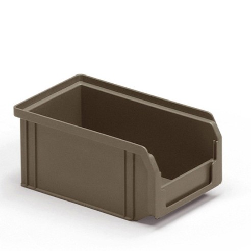 Contenitori a Bocca di Lupo Grigio Scuro Replast R