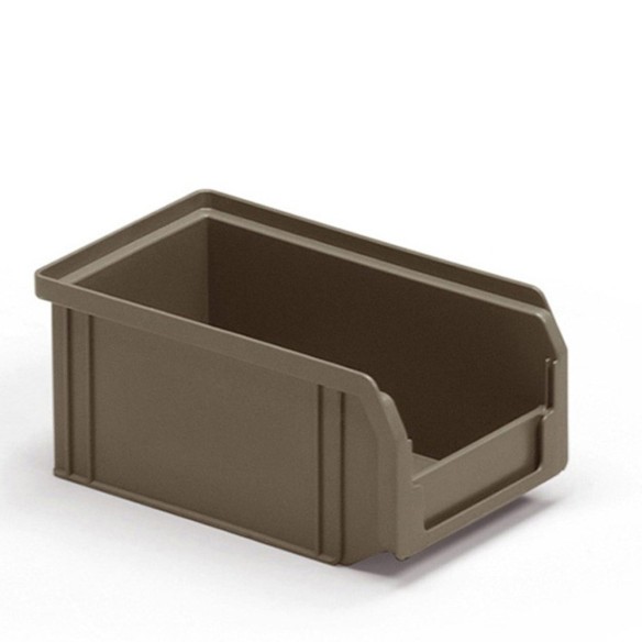 Contenitori a Bocca di Lupo Grigio Scuro Replast R